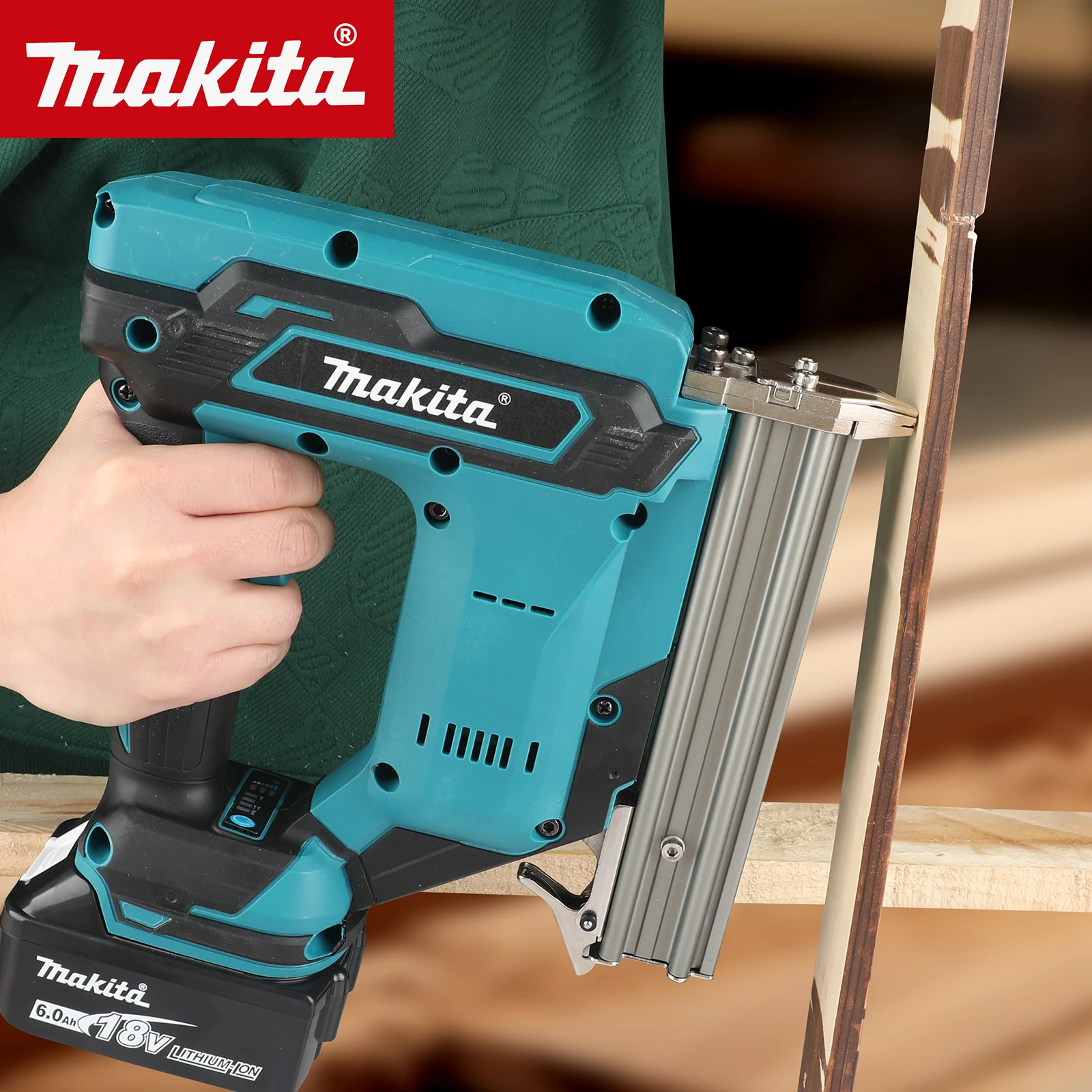 Woodworking Diy Projects - Makita Lithium-Ion Nail Gun:18V, 6.0Ah Battery,