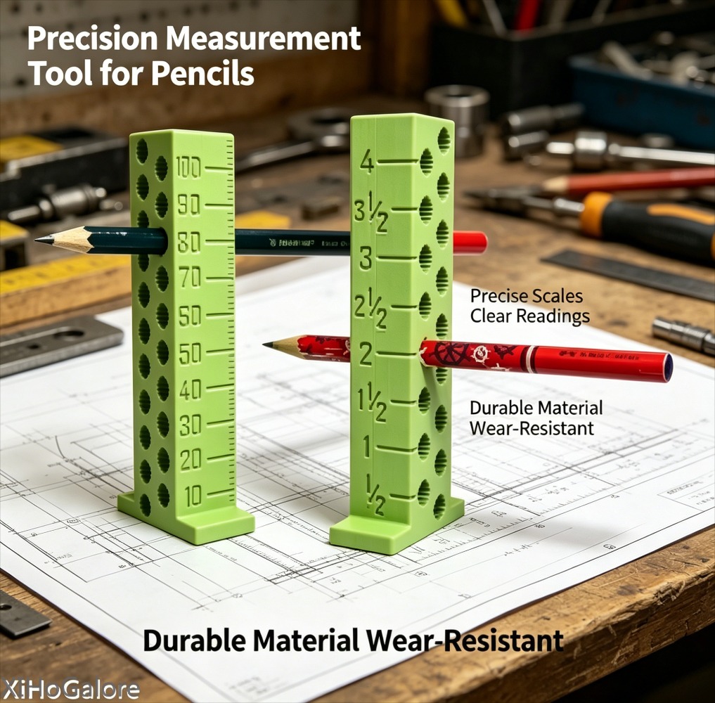 Woodworking Workshop - Professional Woodworking Height Marking Ruler 3D