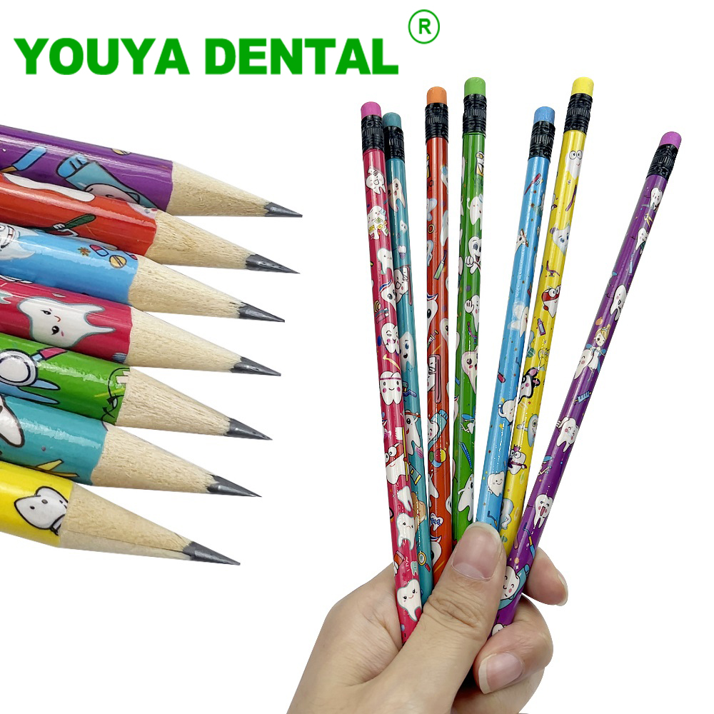 Woodworking For Kids - 50pcs Dental Pencil Cute Cartoon Tooth