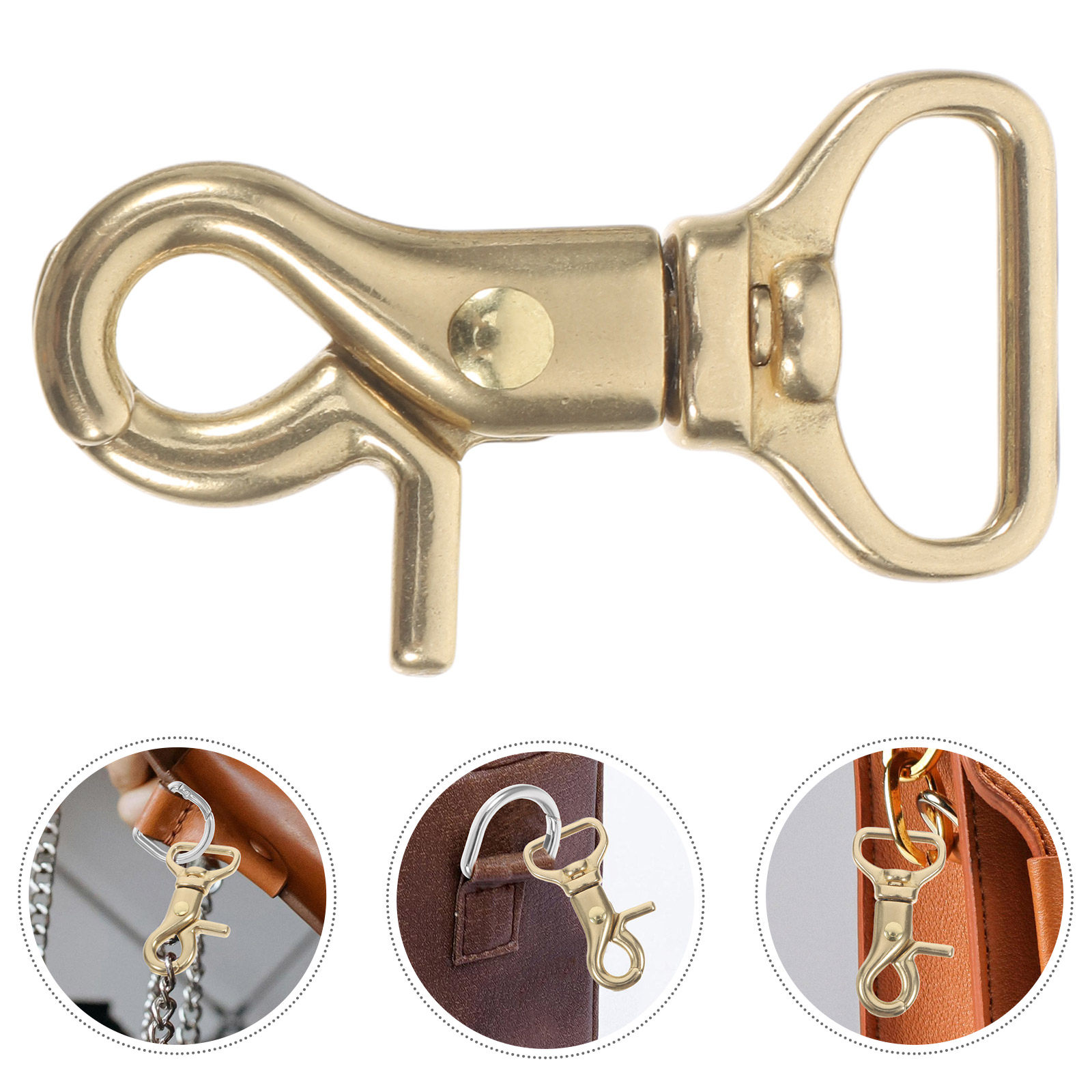 Woodworking Diy Projects - Brass Swivel Trigger Snap Hook Solid