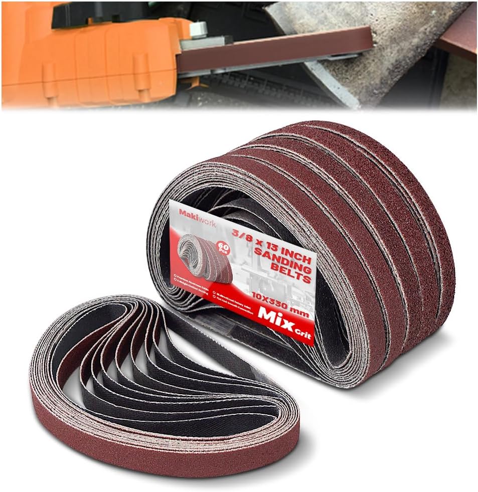 Woodworking Product - 3/8 x 13 Inch Sanding Belts
