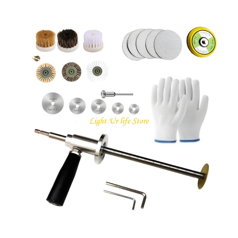 Woodworking Youtube Projects - 63HA Ergonomic Electric Tube Polisher Including