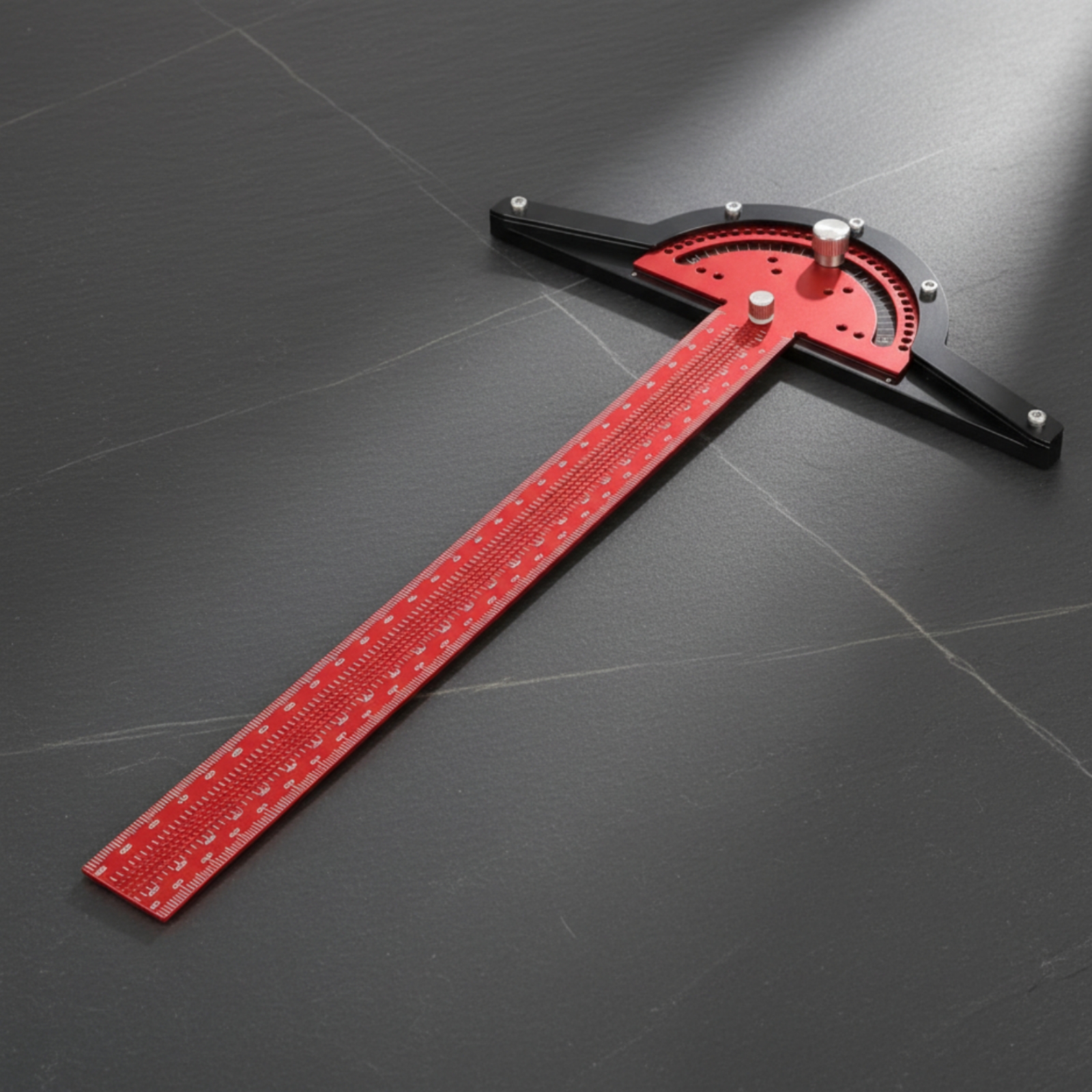 Woodworking Marking Gauge - T-Square Angle Gauge Lockable Woodworking Marking
