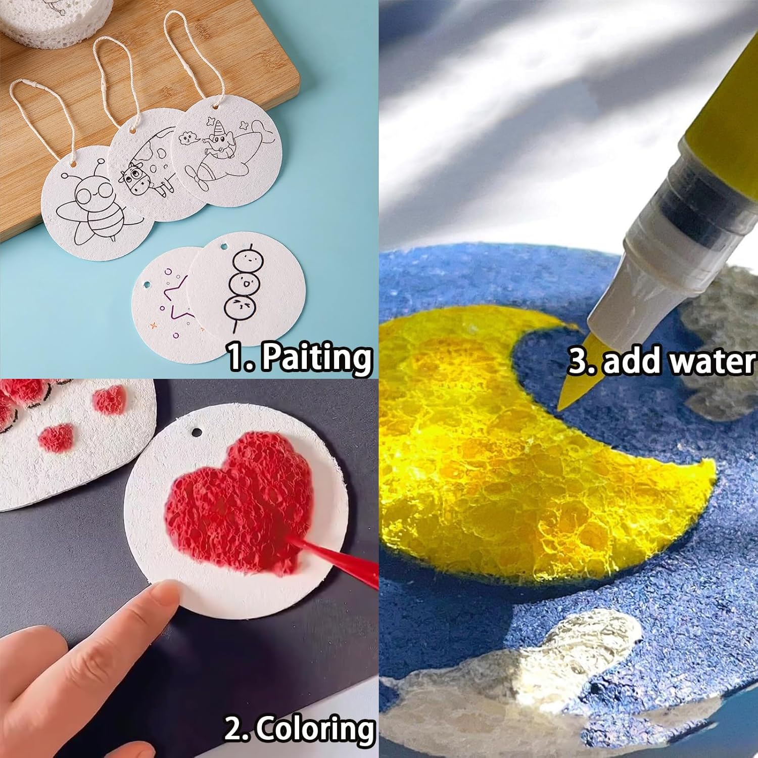 3D Puffy Foam Texture Painting - đánh giá và giá Woodworking For Kids