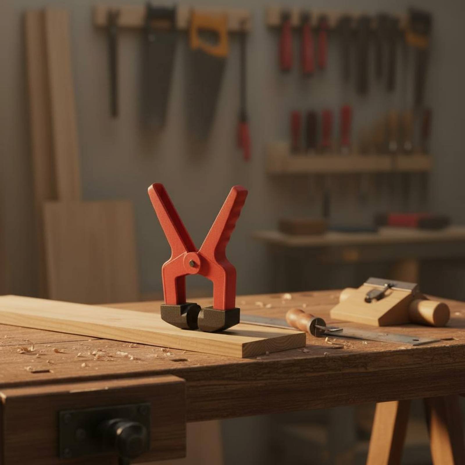 Triangular Clamp Clamp Red Col - đánh giá và giá Woodworking Workshop