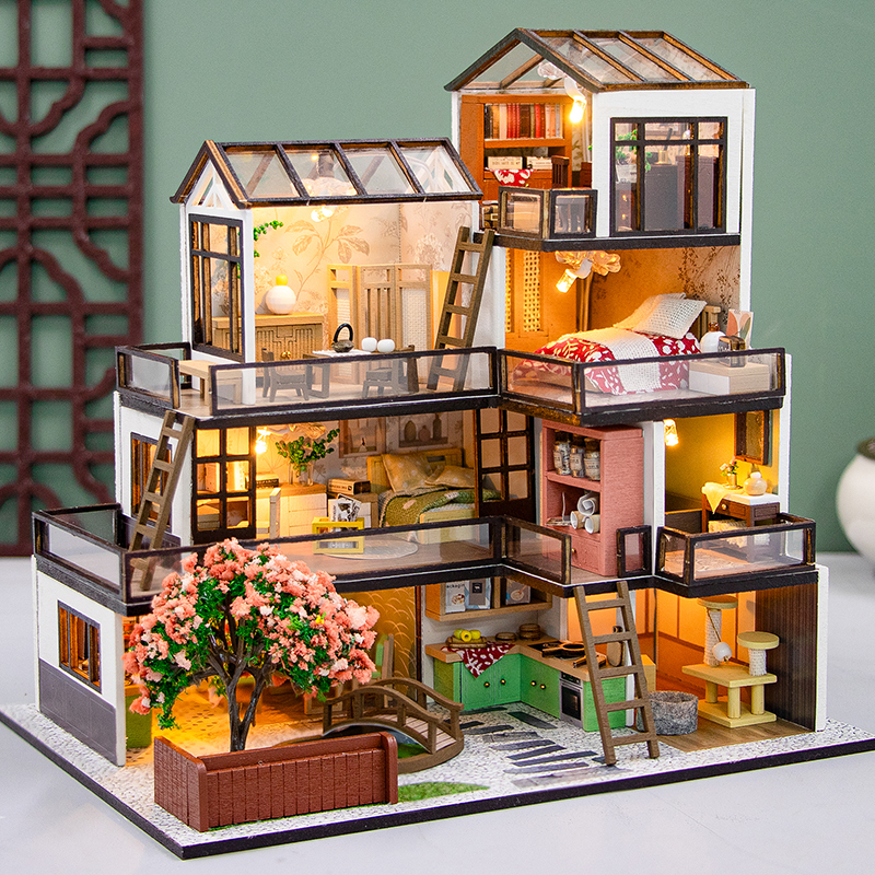 DIY Wooden Dream Town Cottage  - đánh giá và giá Woodworking For Kids