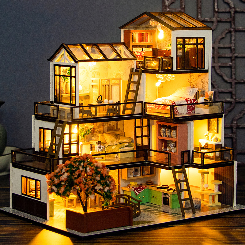 DIY Wooden Dream Town Cottage  - đánh giá và giá Woodworking For Kids