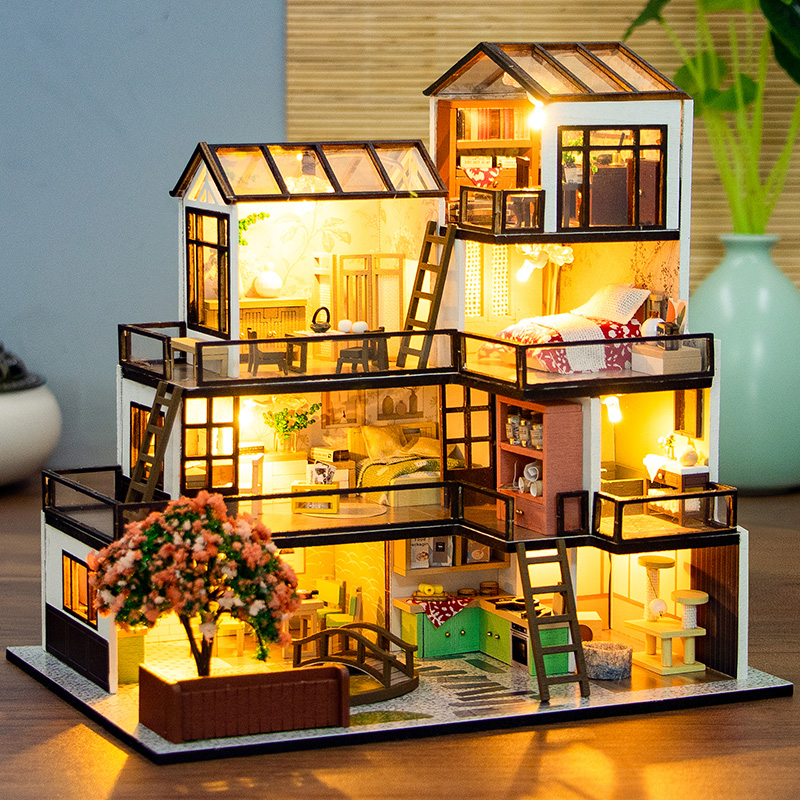 DIY Wooden Dream Town Cottage  - đánh giá và giá Woodworking For Kids