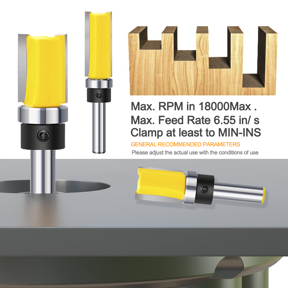 Hampton 8mm Shank Flush Trim R - đánh giá và giá Woodworking Show