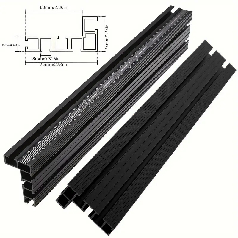 Black Aluminum Splicing Fence  - đánh giá và giá Woodworking Show