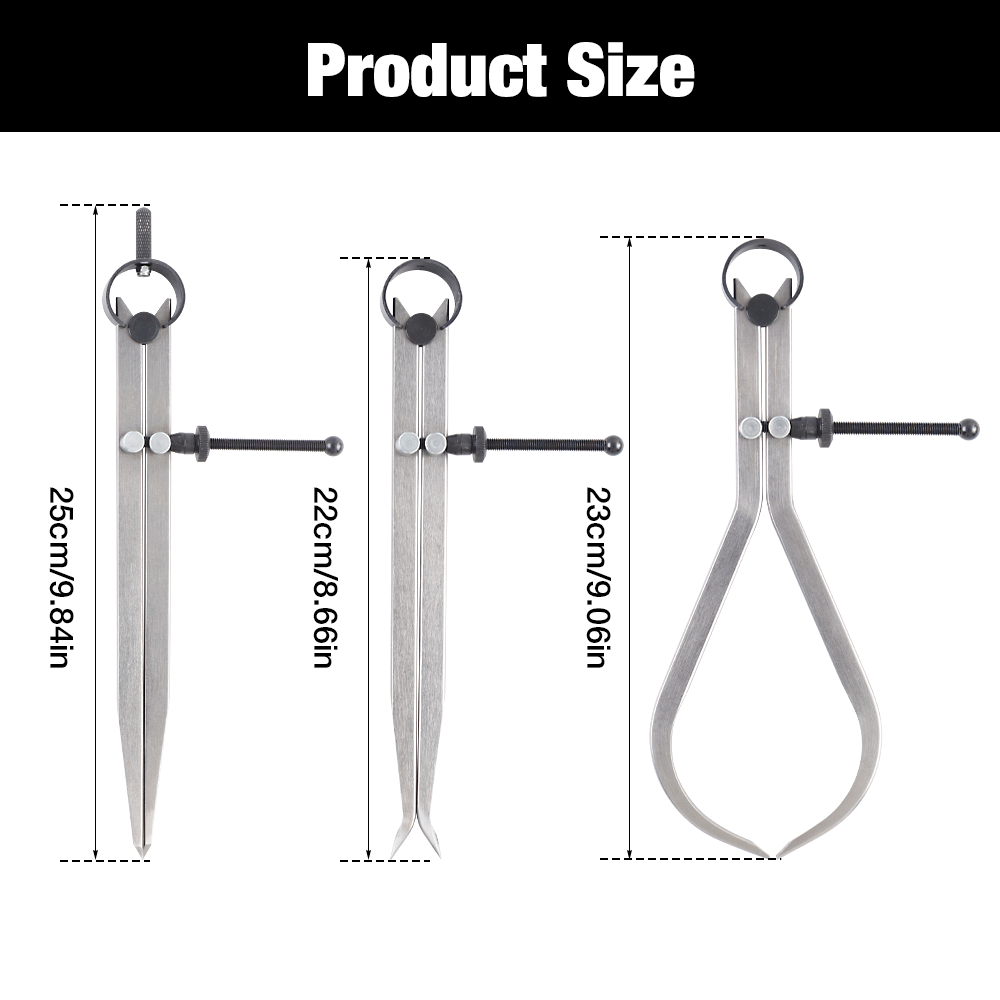 3PCS Adjustable Caliper Set, D - đánh giá và giá Woodworking Diy Projects