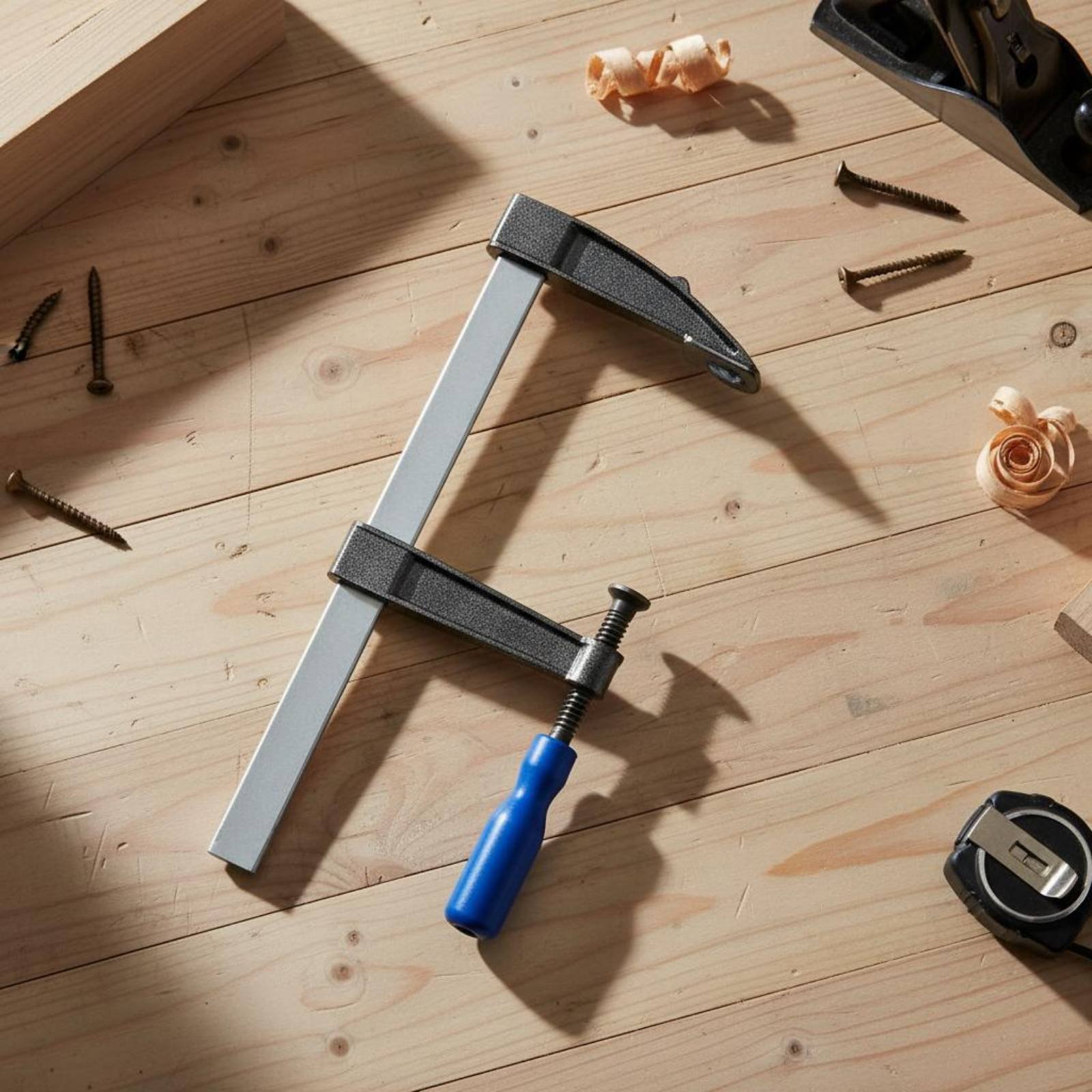 F-Clamp Effortless Adjustment  - đánh giá và giá Woodworking Workshop