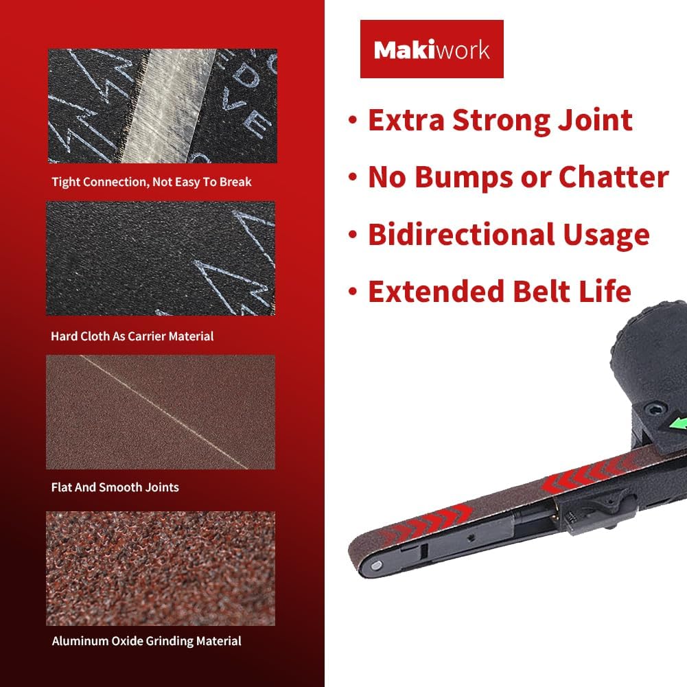 3/8 x 13 Inch Sanding Belts 60 - đánh giá và giá Woodworking Product