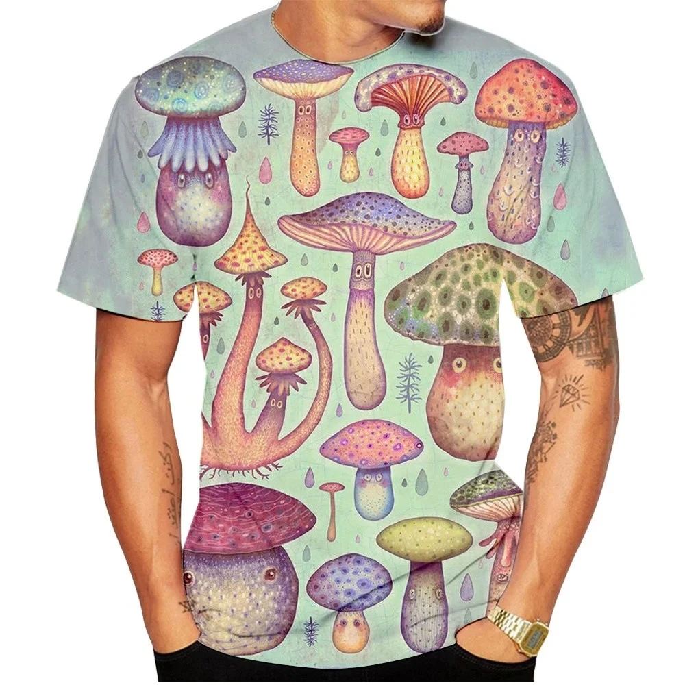 Men T-shirt Retro Mushroom Tee - đánh giá và giá Woodworking Brand