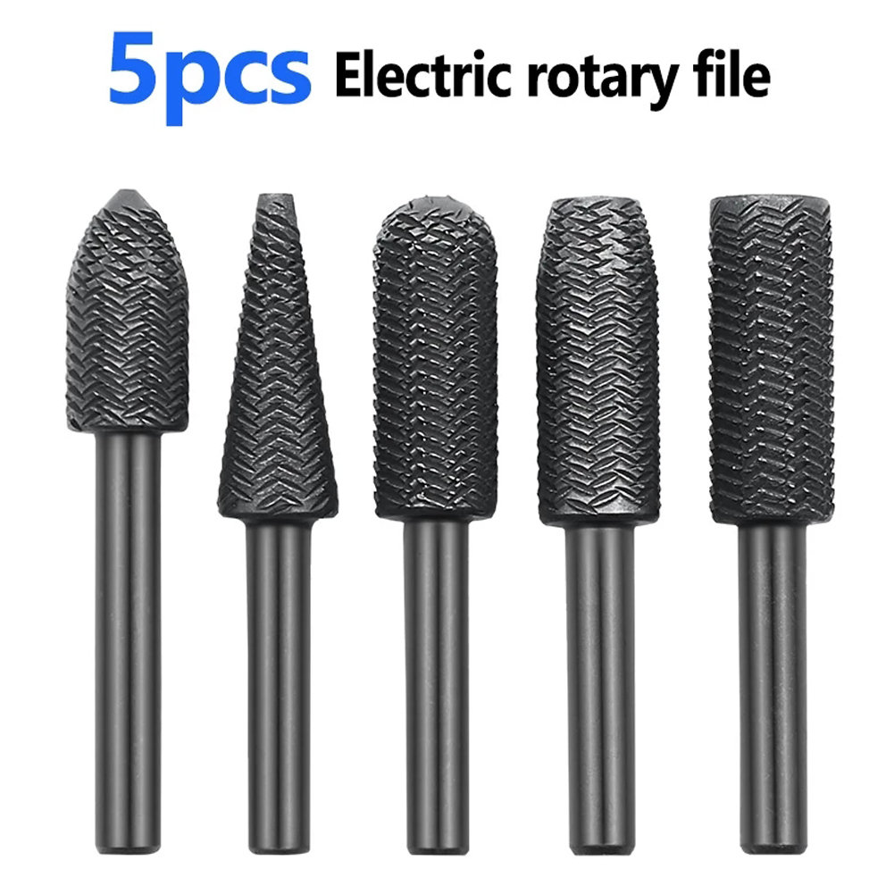 5Pcs Double Cut Rotary Rasp Fi - đánh giá và giá Woodworking Rasps And Files