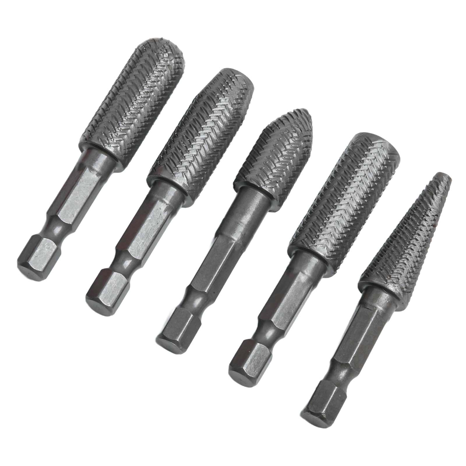 5Pcs Rotary Rasp 1/4inch Hex S - đánh giá và giá Woodworking Rasps And Files