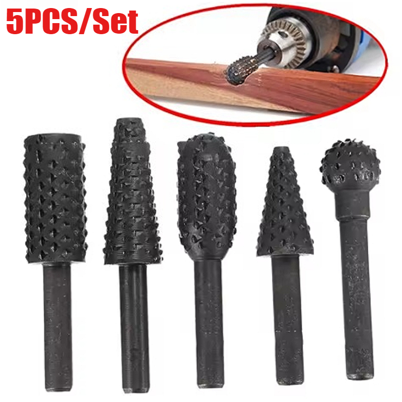 5pcs Rasp File Drill Bits Rasp - đánh giá và giá Woodworking Rasps And Files