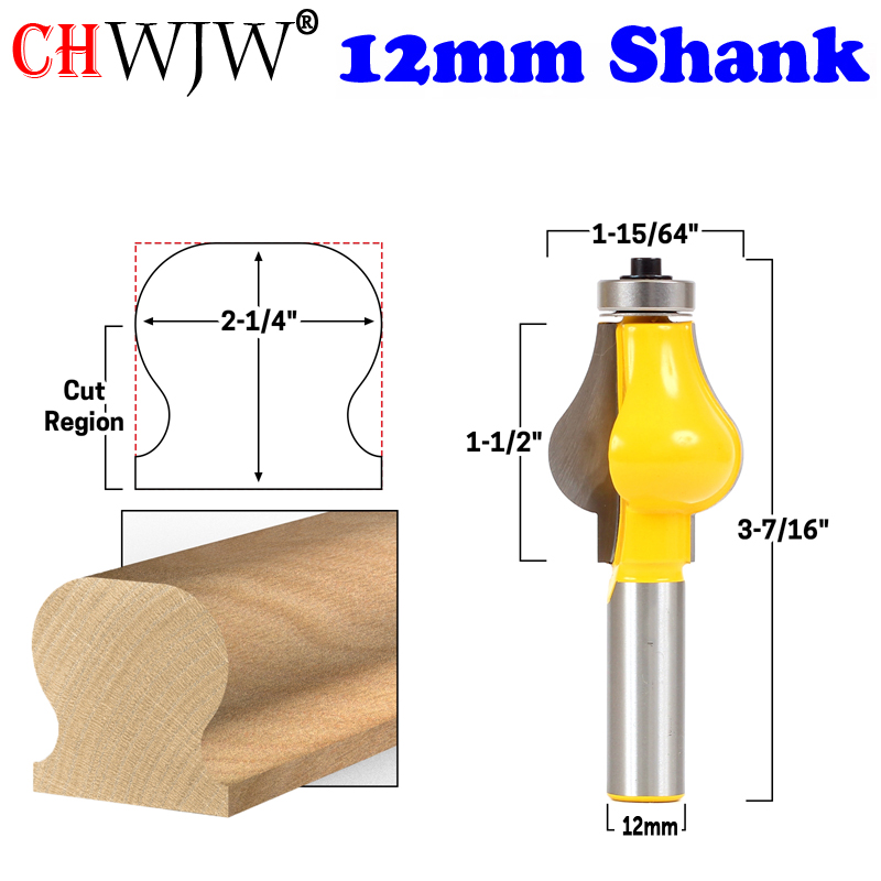 CHWJW 1-2PC 12mm Shank Traditi - đánh giá và giá Woodworking Show