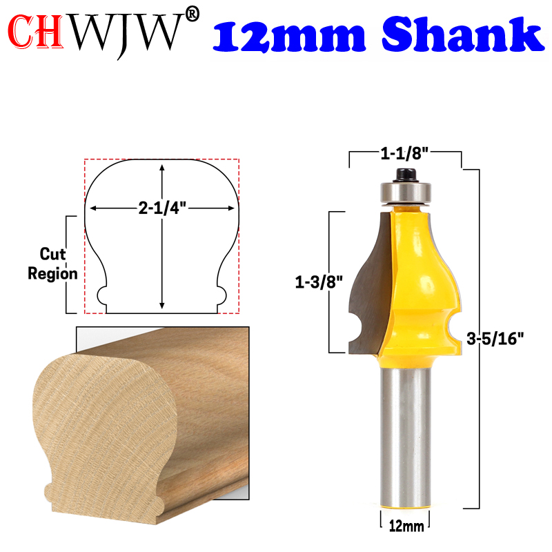 CHWJW 1-2PC 12mm Shank Traditi - đánh giá và giá Woodworking Show