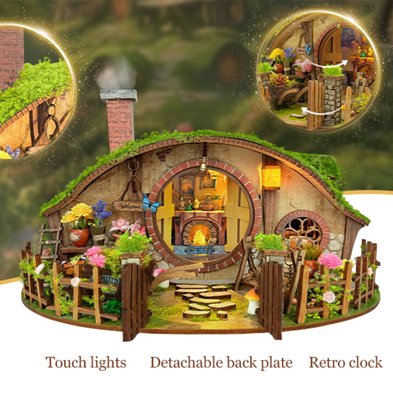 Wooden DIY Magic Ring Dollhous - đánh giá và giá Woodworking For Kids