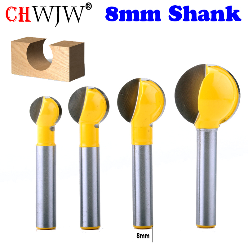 CHWJW 8mm Shank 1PC Ball End R - đánh giá và giá Woodworking Show