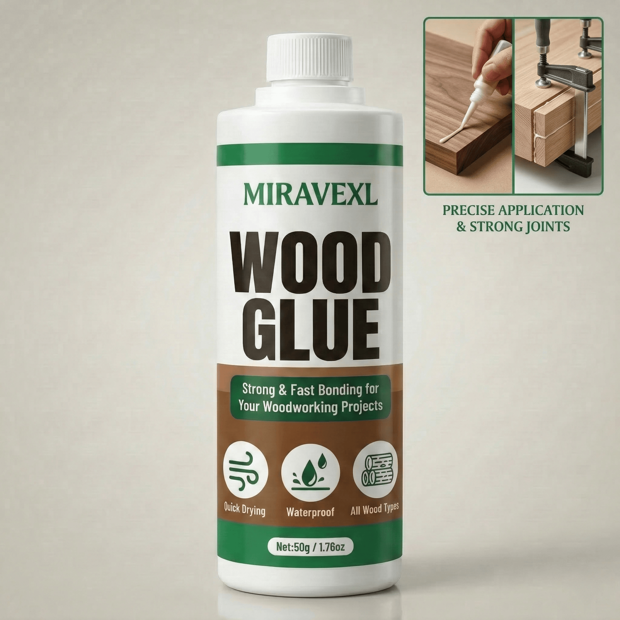 MIRAVEXL 50g Fast Dry Wood Glu - đánh giá và giá Woodworking Diy Projects