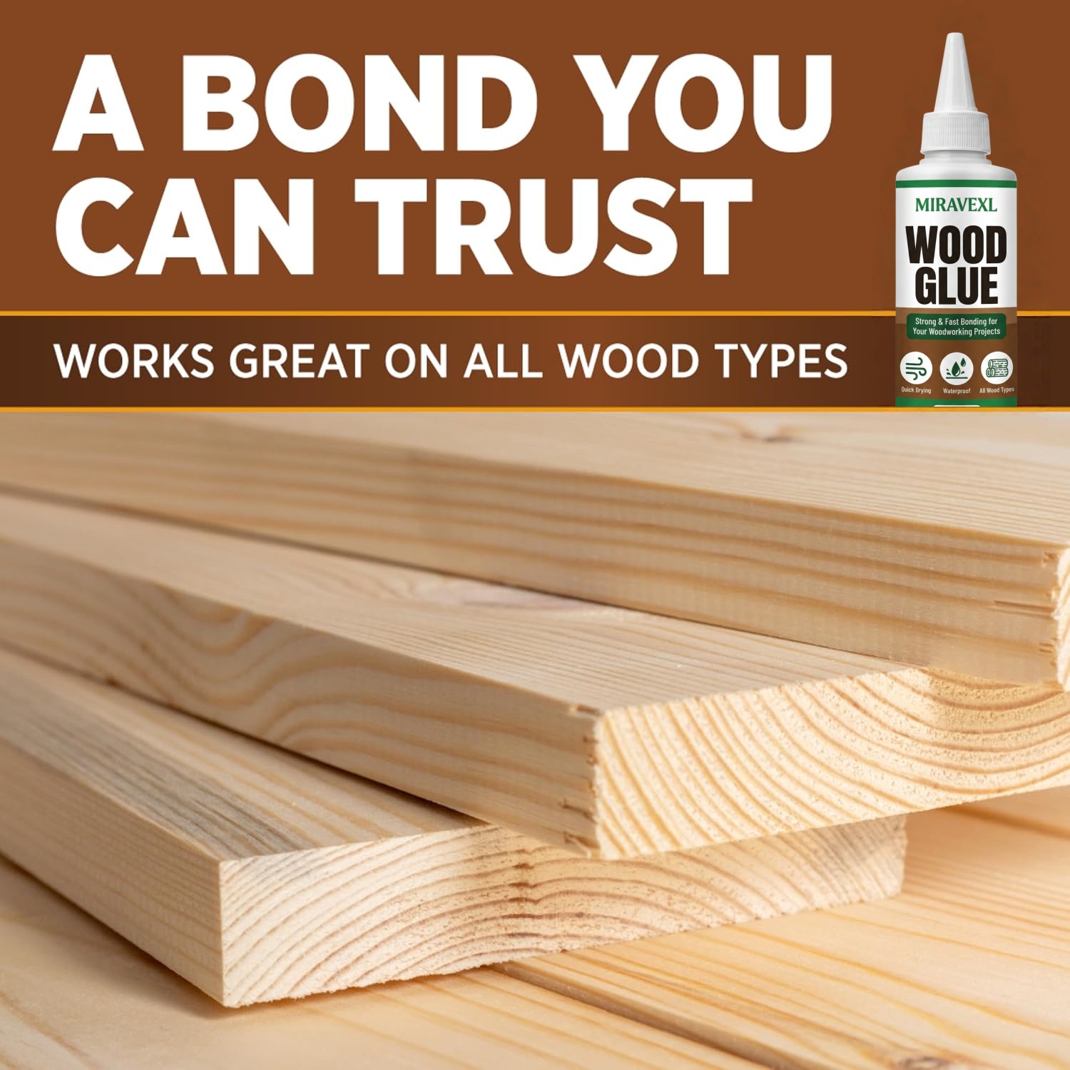 MIRAVEXL 50g Fast Dry Wood Glu - đánh giá và giá Woodworking Diy Projects