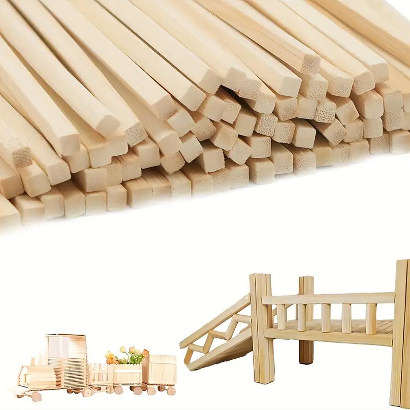 30pcs/50pcs 0.5×0.5×30CM Natur - đánh giá và giá Woodworking Diy Projects