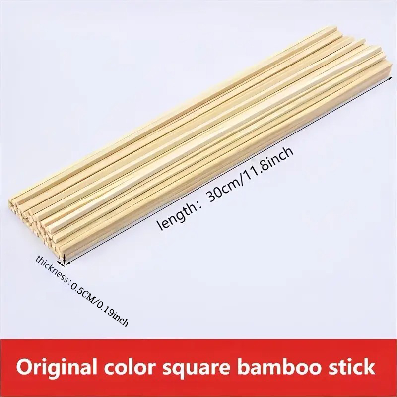 30pcs/50pcs 0.5×0.5×30CM Natur - đánh giá và giá Woodworking Diy Projects