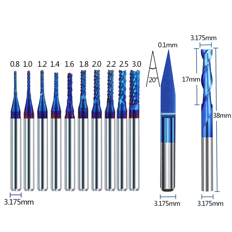 XCAN CNC Router Bit End Mill w - đánh giá và giá Woodworking Show